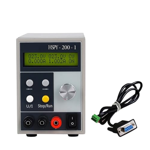 YXZKJZJ 400 V 1 A DC-Labor-Schaltnetzteil, variabel, 30 V 10 A, einstellbar, 0,01 V 0,001 A, programmierbare Tischquelle mit 4-stelliger LED-Anzeige Hohe Präzision, große Reichweite(200V 1A) von YXZKJZJ
