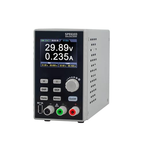 YXZKJZJ 60 V 10 A DC geregeltes Netzteil SPE6103 stabilisierte konstante Spannung Stromausgang geringe Welligkeit USB einstellbare Schalt geregeltes Netzteil Hohe Präzision, große Reichweite von YXZKJZJ