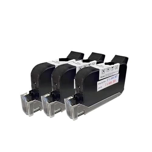 YXZKJZJ Die schnell trocknende Schwarze 53S+-Patrone ist for verschlüsselte Patronen for Tintenstrahldrucker geeignet Schnelltrocknend für Beschriften und Codieren(3PCS) von YXZKJZJ