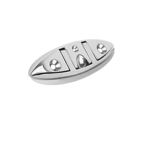 YXZKJZJ Marine Grade 316 Edelstahl Boot Flip Up Folding Pull Up Cleat Dock Deck Marine Hardware Linie Seil Festmacher Klampe Zubehör Deck-Hardware-Zubehör von YXZKJZJ