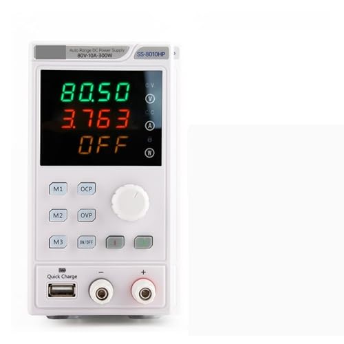 YXZKJZJ Variables Labor-Gleichstromnetzteil 40 V/20 A/300 W, Einstellbarer Spannungsregler, Stabilisator, Schaltnetzteil for Labortische Hohe Präzision, große Reichweite(SS-8010HP) von YXZKJZJ