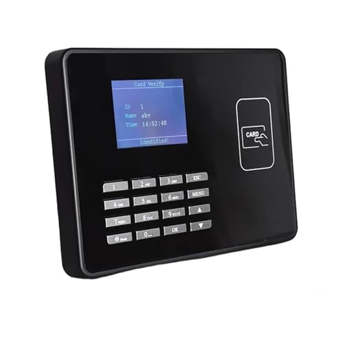 YXZKJZJ WiFi Proximity Karte Zeiterfassung Maschine Smart Card Uhr System Mitarbeiterunterstützung Mit Batterieoption Abteilungsübergreifendes Management(C396B-ID and IC) von YXZKJZJ