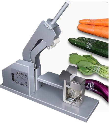 YXZQLOZ Gemüsebindemaschine PE-Folie Kunststoffband-Verpackungsmaschine, einstellbare Spannung, einfach zu bedienen, Zeit von YXZQLOZ