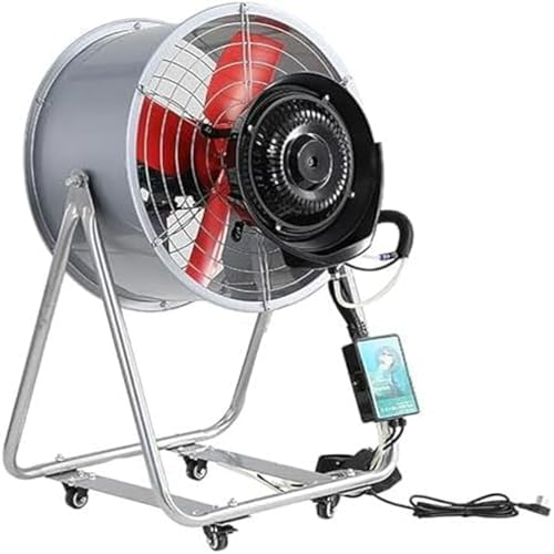 YXZQLOZ Sprühventilator Wasserkühlung Bodenventilator leistungsstarker Windkühler Maschine Luftbefeuchtung Kühlung industrieller Wasserkühlung (50cm/20in) von YXZQLOZ