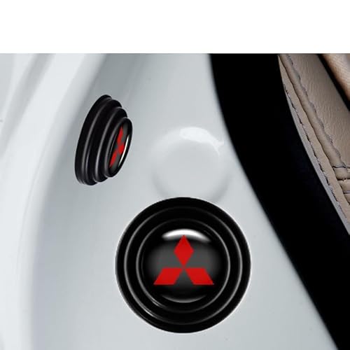 YYBCDSA 12 Stück AutotüR StoßDäMpfer, für Mitsubishi Eclipse Cross PHEV 2021 Car Kantenschutz Stoßdämpfer Aufkleber, Autoteile Und ZubehöR FüR TüR Kollisione von YYBCDSA