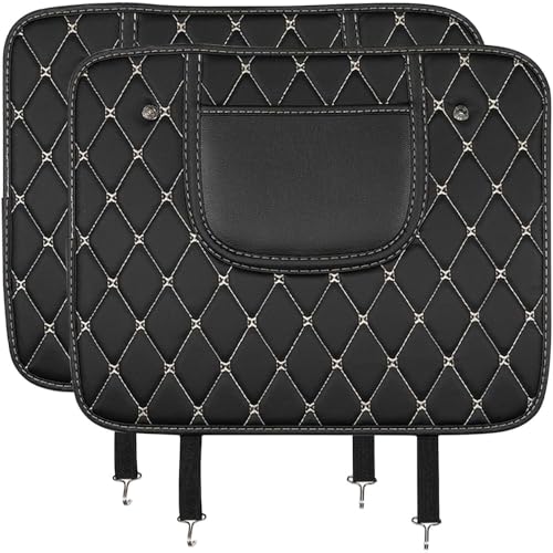 YYBCDSA 2 Stück Auto Rücksitz Anti Kick Pad, für Opel Astra h j k l Sports Tourer 2010-2024 Wasserdicht Leder Rückenlehne Anti-Kick Pads Autositz Rückenlehnenschutz Zubehör YYBCDSA 2 Stück Auto Rücksitz Anti Kick Pad, für Opel Astra h j k l Sports Tourer 2010-2024 Wasserdicht Leder Rückenlehne Anti-Kick Pads Autositz Rückenlehnenschutz Zubehör von YYBCDSA