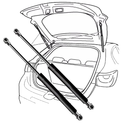 YYBCDSA 2 Stück Gasfeder Dämpfer Heckklappe, für Volvo V40 2000-2004 Heckklappe Gasdruckdämpfer Kofferraumstreben Stoßdämpfer Hydraulische Stange Zubehör von YYBCDSA