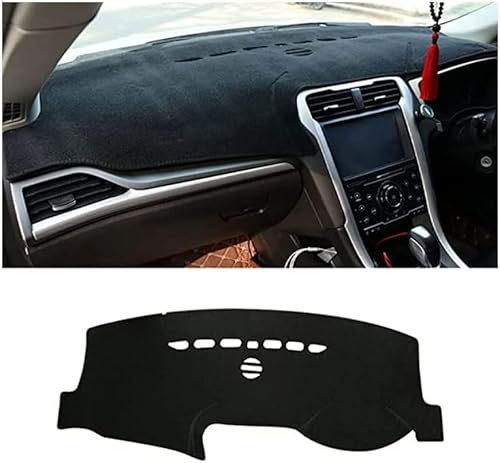 YYBCDSA Auto-Armaturenbrett-Abdeckung, für Ford Mondeo MK5 2014-2019 Armaturenbrett-Pad, schützender Sonnenschutz,Kratzfeste Innen-Armaturenbrett-Abdeckungen,LHD von YYBCDSA