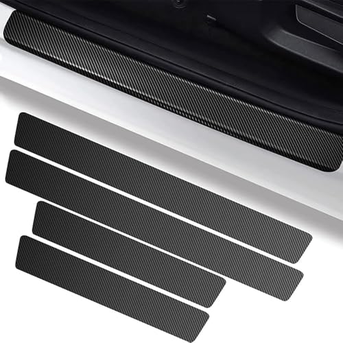 YYBCDSA Auto Einstiegsleisten Kantenschutz Aufkleber, Für VW Amarok II Pick-up 2022-2024 Anti Scratch Türschweller Schutz,Kratzfest Lackschutz Aufkleber Dekorations ZubehöR,4pcs von YYBCDSA