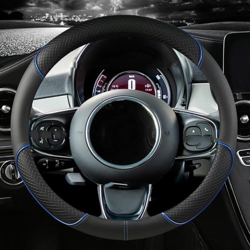 YYBCDSA Auto Lenkradbezug, für BMW 3er G21 Touring 2019-2022 Heavy Duty Auto Lenkradhülle,Mode Sportlich Anti Rutsch Atmungsaktiv Leder Lenkradhülle,C-O von YYBCDSA