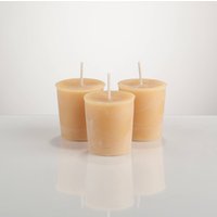 Natürliche Votivkerze Aus Bienenwachs - Handgegossen Mit Alberta von YYCBeeswax