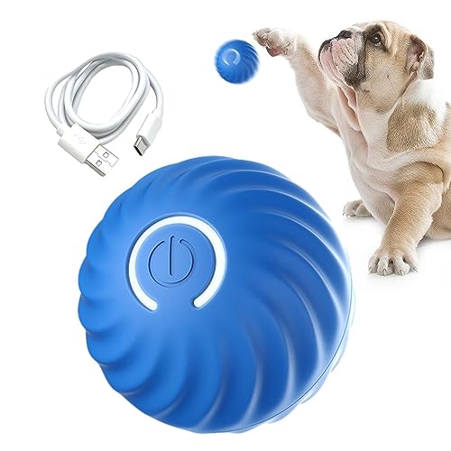 Aktiver Rollball für Hunde | Intelligenter, Sich selbst bewegender Ball mit 2 Modi, Lange Akkulaufzeit,Beweglicher Hundeball, langlebiger und verschleißfester rollender Ball von YYCFB