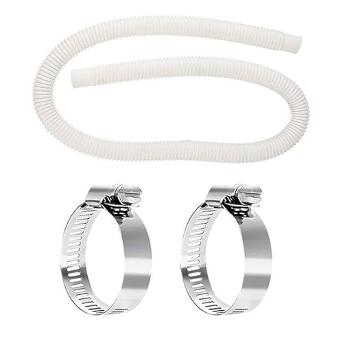 Oben Pool Schlauch Pool Filterschlauch 150 cm mit 2 PCs -Klemmen Adapter -Set Haltbar flexibles Leicht für oberirdische Pools bei der Aufrechterhaltung der Sauberkeit Oben Pool Schlauch Pool Filterschlauch 150 cm mit 2 PCs -Klemmen Adapter -Set Haltbar flexibles Leicht für oberirdische Pools bei der Aufrechterhaltung der Sauberkeit von YYDSWTW