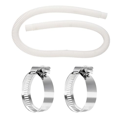 Pool -Ersatzschlauch Pool Filterschlauch 150 cm mit 2 Stcs -Klemmen -Adapter über dem Boden haltbar flexibler Leicht für Pumpen bei der Aufrechterhaltung der Sauberkeit Pool -Ersatzschlauch Pool Filterschlauch 150 cm mit 2 Stcs -Klemmen -Adapter über dem Boden haltbar flexibler Leicht für Pumpen bei der Aufrechterhaltung der Sauberkeit von YYDSWTW