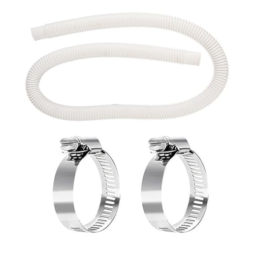 Poolersatzschlauch über dem Boden Pool Schlauch 150 cm mit 2 Stcs -Klemmen Adapter -Set Flexible Leichtes Gewicht für Pools, die Sauberkeit aufrechterhalten Poolersatzschlauch über dem Boden Pool Schlauch 150 cm mit 2 Stcs -Klemmen Adapter -Set Flexible Leichtes Gewicht für Pools, die Sauberkeit aufrechterhalten von YYDSWTW