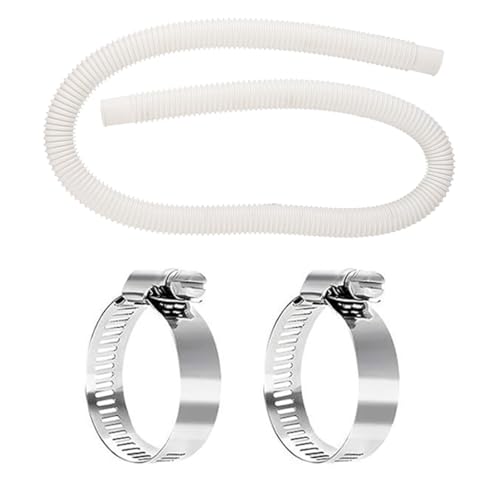 Poolersatzschlauch über dem Boden Pool Schlauch 150 cm mit 2 Stcs -Klemmen Adapter -Set Haltbar flexibles Leicht für Schwimmpumpen bei der Aufrechterhaltung der Sauberkeit Poolersatzschlauch über dem Boden Pool Schlauch 150 cm mit 2 Stcs -Klemmen Adapter -Set Haltbar flexibles Leicht für Schwimmpumpen bei der Aufrechterhaltung der Sauberkeit von YYDSWTW