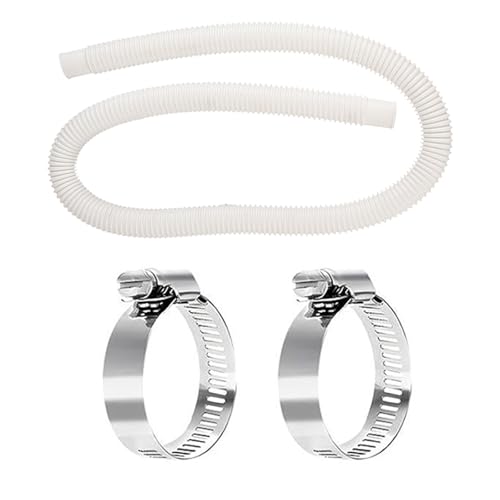 Poolfilterschlauch über dem Boden Pool Schlauch 150 cm mit 2 Stcs -Klemmen -Adapter über dem Boden Leichter langlebig flexibel für Pools, die Sauberkeit aufrechterhalten Poolfilterschlauch über dem Boden Pool Schlauch 150 cm mit 2 Stcs -Klemmen -Adapter über dem Boden Leichter langlebig flexibel für Pools, die Sauberkeit aufrechterhalten von YYDSWTW