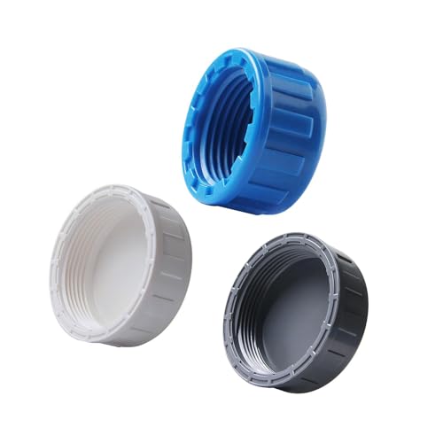 Rohrstecker -Endkappe weibliche Gewinde Kappe Flexible Gewinde Kappe Wasserrohrkappe grau. 25mm von YYDSWTW