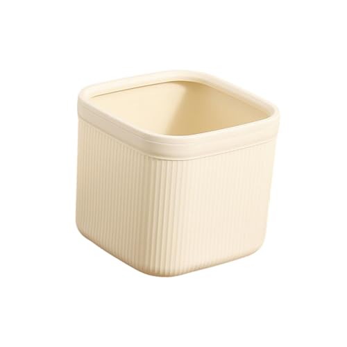 YYDSWTW Abfallpapierbehälter Schreibtisch Mülleimer mit Druckringen Design hygienischer Deckel leicht zu reinigen Without lid YYDSWTW Abfallpapierbehälter Schreibtisch Mülleimer mit Druckringen Design hygienischer Deckel leicht zu reinigen Without lid von YYDSWTW