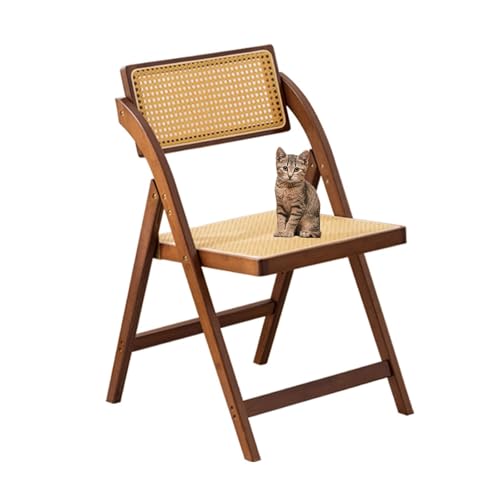 YYDSWTW Bamboo -Stuhl Rattan Stuhl Bamboo Backlest Rattan gewebter Stuhl Indoor Stuhl Café Shop Stuhl B von YYDSWTW