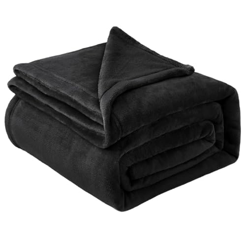 YYDSWTW Bürodecke und Stuhl werfen Anti statische Fuzzy Fleece Weich gemütlich warm für Schreibtisch Gaming Ergonomische Stuhl Verwendung Schwarz 45 * 65cm von YYDSWTW