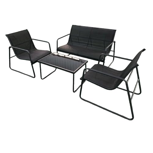 YYDSWTW Garten ESS -Set Terrasse Set Klappstühle Rattan Rückenlehne wasserdicht für Veranda am Pool von YYDSWTW