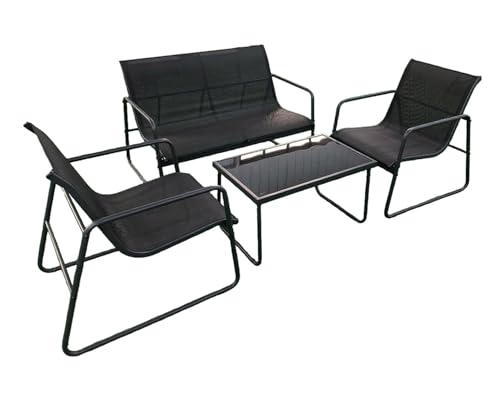 YYDSWTW Gartenmöbel Set Outdoor ESS-Set 4-teilige Set Klappstühle Metallrahmenmöbel für den Backyard Pool. YYDSWTW Gartenmöbel Set Outdoor ESS-Set 4-teilige Set Klappstühle Metallrahmenmöbel für den Backyard Pool. von YYDSWTW