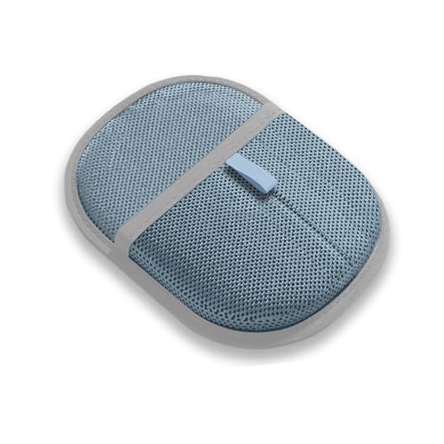 YYDSWTW Haustierhaarentfernungshandschuh Zwei-Wege-Pinsel klebriger antistatischer elektrostatischer Deshedding für Katzenhunde grau. 16 * 24cm von YYDSWTW