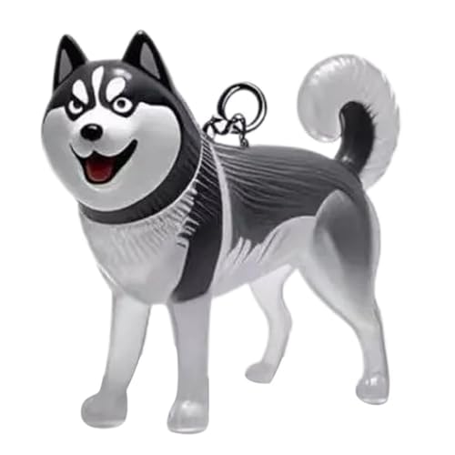 YYDSWTW Hundehaarschlüsselkettenanhänger transparenter Behälter 1 Pack tragbares Hangch Charme Form für Eigentümer Pet Memorial Fell A von YYDSWTW