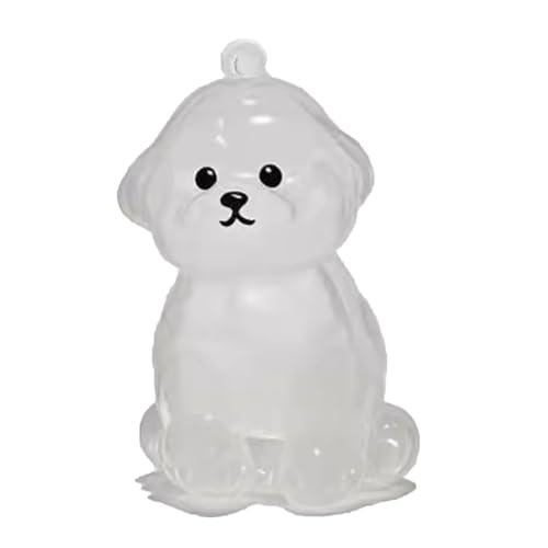 YYDSWTW Hundehaarschlüsselkettenanhänger transparenter Behälter 1 Pack tragbares Hangch Charme Form für Eigentümer Pet Memorial Fell D von YYDSWTW