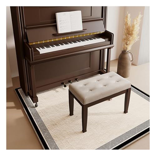 YYDSWTW Klavierteppichschall absorbierende Stoßdämpfung Dicker Teppich für Klavierbankmatte A 180 * 250cm von YYDSWTW