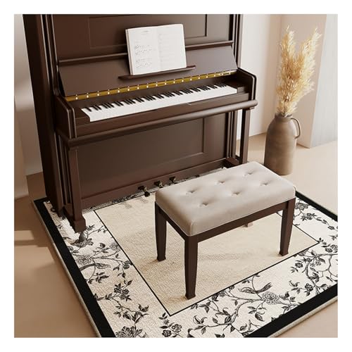 YYDSWTW Klavierteppichschall absorbierende Stoßdämpfung Dicker Teppich für Klavierbankmatte D 180 * 250cm von YYDSWTW