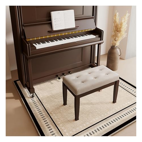 YYDSWTW Klavierteppichschall absorbierende Stoßdämpfung Dicker Teppich für Klavierbankmatte F 180 * 250cm von YYDSWTW