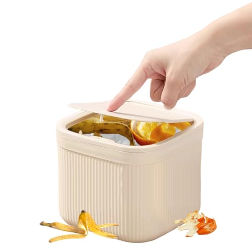 YYDSWTW Kleiner Mülleimer Dose Dose Müllmüll mit Deckelhygiene Deckel für kleine Abfälle With lid von YYDSWTW