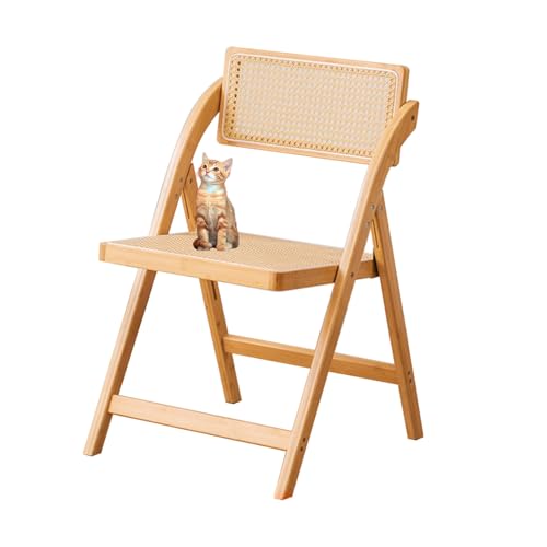 YYDSWTW Korbstuhl Essstuhl Rattan Sitz mit Rückenlehre Cafe Stuhl A YYDSWTW Korbstuhl Essstuhl Rattan Sitz mit Rückenlehre Cafe Stuhl A von YYDSWTW