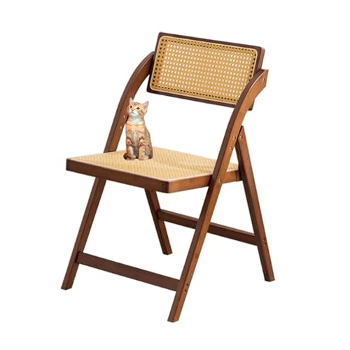 YYDSWTW Korbstuhl Essstuhl Rattan Sitz mit Rückenlehre Cafe Stuhl B YYDSWTW Korbstuhl Essstuhl Rattan Sitz mit Rückenlehre Cafe Stuhl B von YYDSWTW