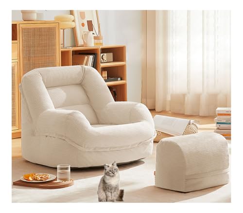 YYDSWTW Lazy Sofa Lounge Stuhl Schläfersofa Abnehmbare Abdeckung Ergonomisches Design Schlafzimmersofa beige YYDSWTW Lazy Sofa Lounge Stuhl Schläfersofa Abnehmbare Abdeckung Ergonomisches Design Schlafzimmersofa beige von YYDSWTW