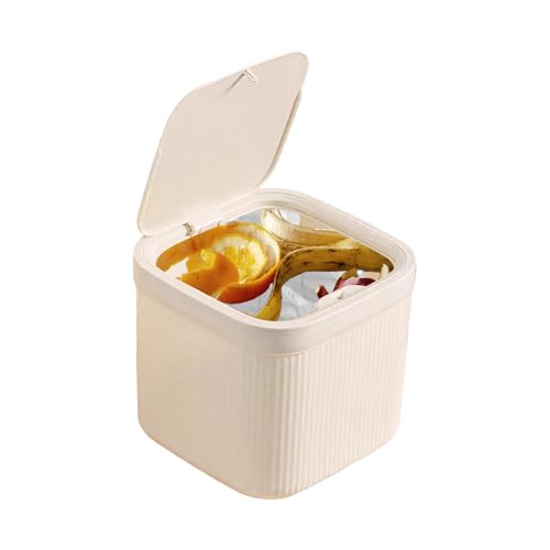 YYDSWTW Müll kann Papierbehälter -Kunststoff -Mülleimer mit Deckelstauba With lid von YYDSWTW