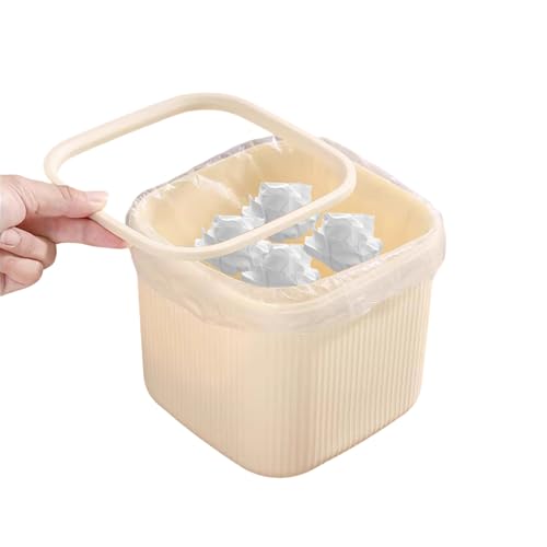YYDSWTW Müll kann Papierbehälter -Kunststoff -Mülleimer mit Deckelstauba Without lid von YYDSWTW