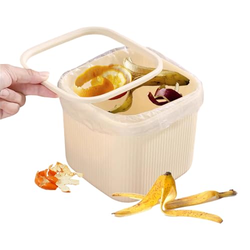 YYDSWTW Müllbehälter Mini -Mülleimer Hygiene Deckel tragbares Leichtgewicht Without lid von YYDSWTW