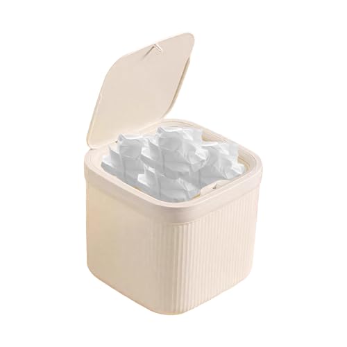 YYDSWTW Müllbehälter kleiner Mülleimer mit Plastikmüll mit Deckelabfall Papierkorb With lid von YYDSWTW