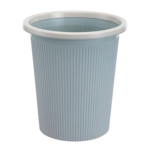 YYDSWTW Mülleimer Wastebasket Langes Lebensleben vertikaler Streifen Design Offener oberer Mülleimer für Schlafsaalzimmer 20Stücke Small Drums von YYDSWTW