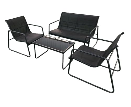 YYDSWTW Outdoor Möbel Set im Freien Set Set Klappstühle atmungsaktive Metallrahmenmöbel für den Hinterhof YYDSWTW Outdoor Möbel Set im Freien Set Set Klappstühle atmungsaktive Metallrahmenmöbel für den Hinterhof von YYDSWTW