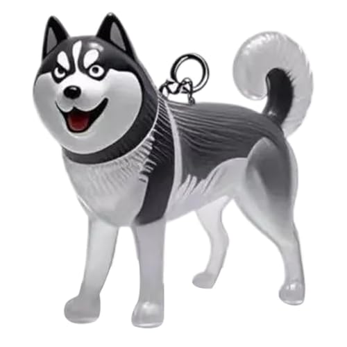 YYDSWTW PET Memorial Storage Box Souvenir Schlüsselring Fell Transparent Container Hund Haarschlüsselketten tragbare Form Hanging Charm 1 Pack A von YYDSWTW