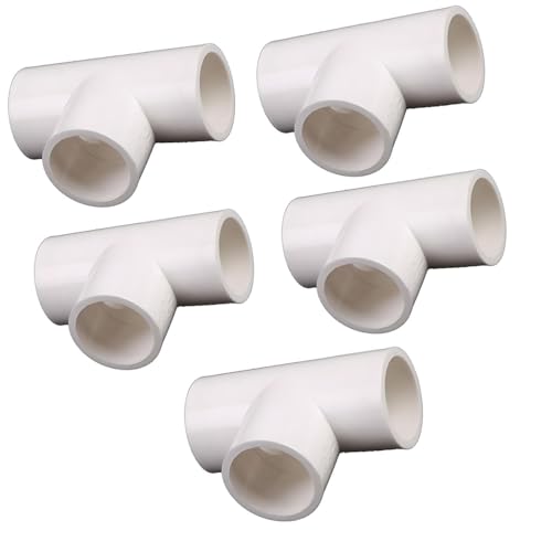 YYDSWTW PVC-Rohr-T-Shaped-Kupplung für Abflussrohre und Klempnerstabil weiß 32mm von YYDSWTW
