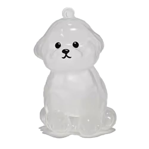 YYDSWTW Pet Memorial Storage Box 1 Pack Fell transparentes Behälter Hund Haarschlüsselkettenanhänger für den Besitzer Souvenir Schlüsselring D von YYDSWTW