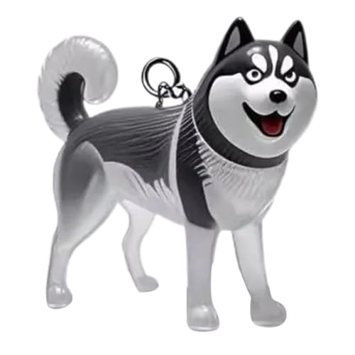YYDSWTW Pet Memorial Storage Box Hanging Charm Hunde Haar Schlüsselbund Fell transparentes Behälter tragbarer Souvenirschlüsselung für Eigentümer A von YYDSWTW