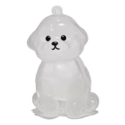 YYDSWTW Pet Memorial Storage Box Souvenir Keyring Hunde Haarschlüsselkettenfell Transparent Container 1 Pack Hanging Charm D von YYDSWTW