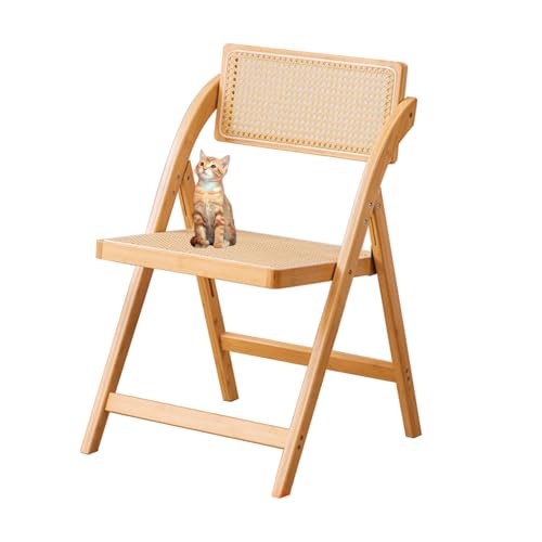 YYDSWTW Rattan Stuhl Klapphocker Rattan gewebter Stuhl mit Rückenlehne Innenstuhl A YYDSWTW Rattan Stuhl Klapphocker Rattan gewebter Stuhl mit Rückenlehne Innenstuhl A von YYDSWTW