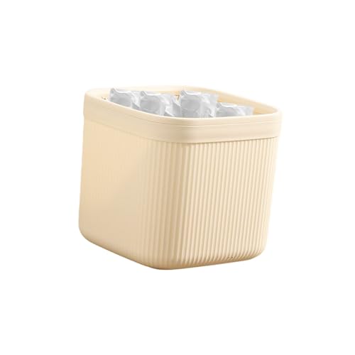 YYDSWTW Schreibtischmüll kann Mini -Mülleimer -Hygiene -Deckel mit Druckringen Konstruktionstischplatte Without lid von YYDSWTW